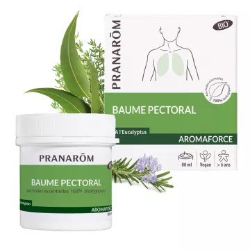 Balsamo respiratorio Aromaforce con oli essenziali Pranarom