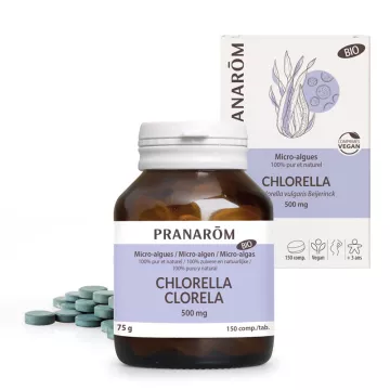 Chlorella Micro Algen Pranarôm 500 mg 150 Tabletten