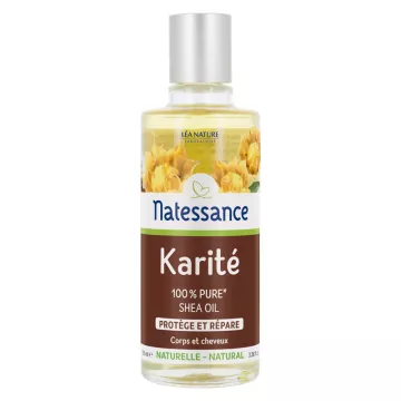 NATESSANCE Karité Huile 100% PURE 100ML