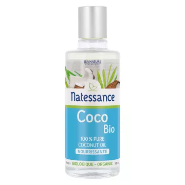 Natessance Organic Coconut Oil 100% Pure 90g