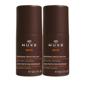 Nuxe Uomini deodorante protezione 24 ore 2 x 50 ml