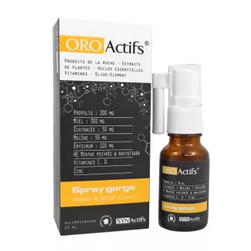 OROActifs Natuurlijke keelspray 15ml