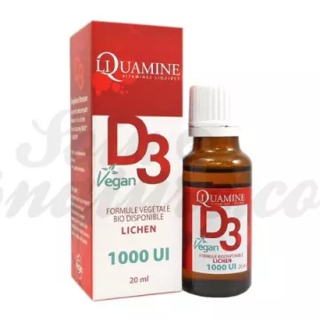LIQUAMINE Vitamine D3 1000 UI Vegan Liquide 20ml