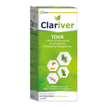 CLARIVER Natural Cough Syrup Adult 175ml