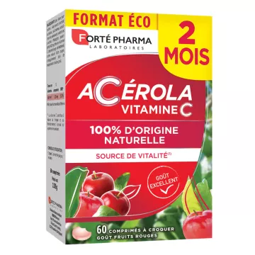 Forté Pharma ENERGY ACEROLA 60 comprimidos mastigáveis