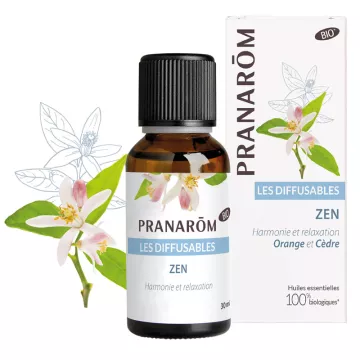 Pranarom Diffusion Huile Essentielle Bio Zen 30ml