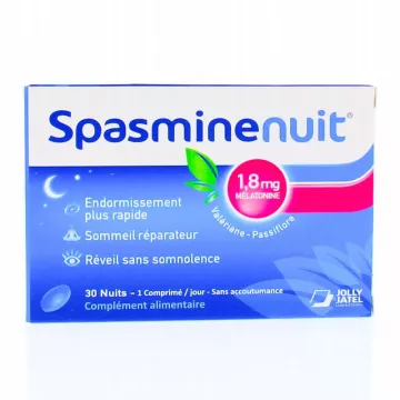 Spasmine Nuit angereichert mit Melatonin 30 Tabletten