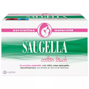 Прокладки для беременных Saugella Cotton Touch, 10 прокладок