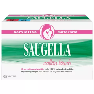 Saugella Cotton Touch Mutterschaft Handtücher 10 Handtücher
