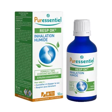 Solution respiratoire inhalation humide Puressentiel