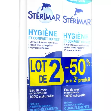 STERIMAR Solution Aérosol Hygiène du nez Lot de 2