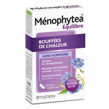 Nutreov Menophytea Balance Hot Flashes Hormone Free 28 cápsulas