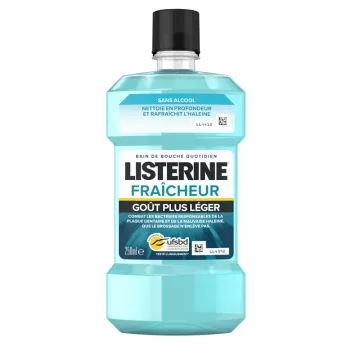 Listerine Freshness Mouthwash Gosto