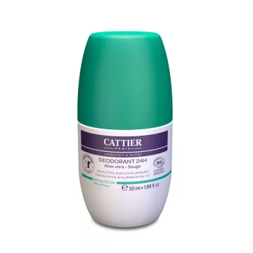 Cattier Deodorant 24H Auf 50 ml aufrollen