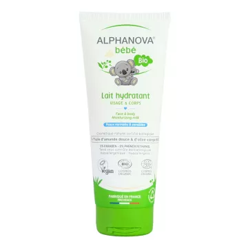 Alphanova Bébé Bio Lait Hydratant Visage & Corps 250 ml