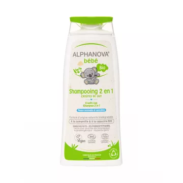 Shampoo Alphanova Baby Bio Muito Suave 2-em-1 200ml