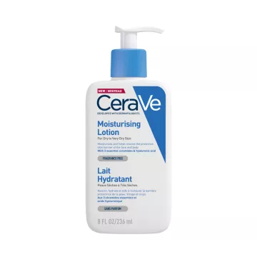 CeraVe moisturizing milk face and body dry skin
