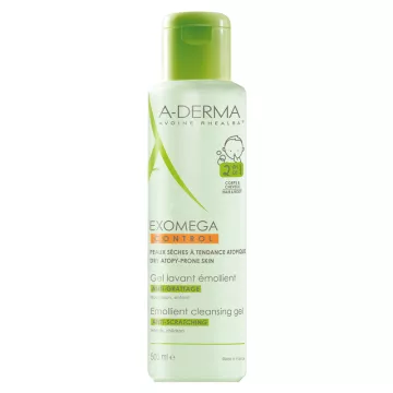 A-Derma Exomega Control Emolient cleansing gel for hair and body 500ml