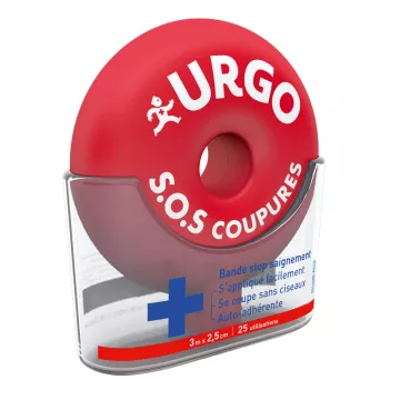 Urgo Sos Schnittwunden Selbstklebende Binde 3 m x 2.5 cm