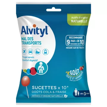 Alvityl Sickness 10 Lollipops