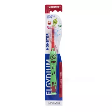 ELGYDIUM Brosse à Dents KIDS MONSTER 2-6 ANS