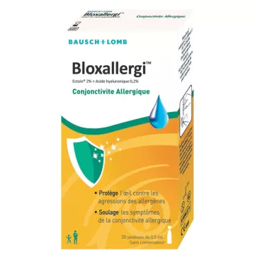BLOXallergi oogdruppels allergiepreventie 20 enkele doses