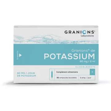 Granions de Potassium 30 ampoules