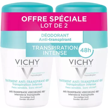 Vichy Antitranspirante Intense Roll on sin perfume 50ml