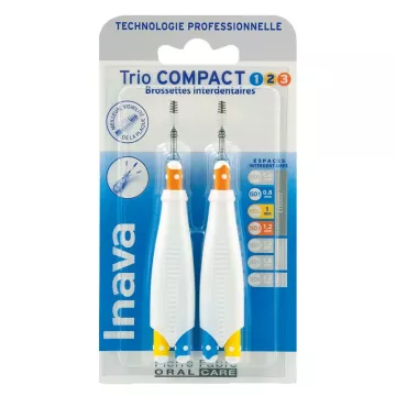 Inava Trio Compact 6 Brossettes Interdetaires 1/2/3