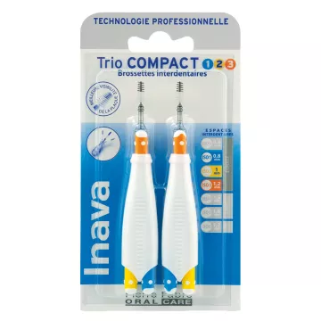Inava Trio Compact 6 Interdentalbürsten 1/2/3
