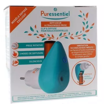 Puressentiel Diffuseur Ultrasonique Prise Clip & Diffuse