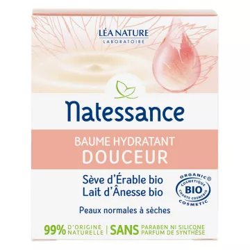 Natessance Sève d’Érable Lait d'Ânesse bio Baume Hydratant douceur