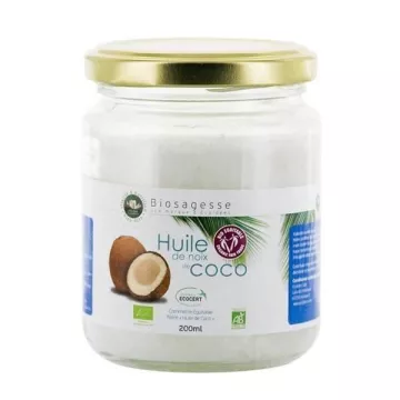 Huile de coco bio Ecoidées Biosagesse