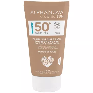 Alphanova Organic Sun Crème Solaire Teintée 50 ml Dorée