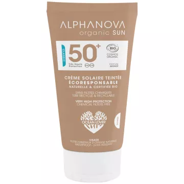 Alphanova Organic Sun Органический тональный солнцезащитный крем 50мл