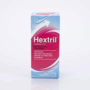 HEXTRIL 0,1% Bain de bouche Solution gencives sensibles 200 ML