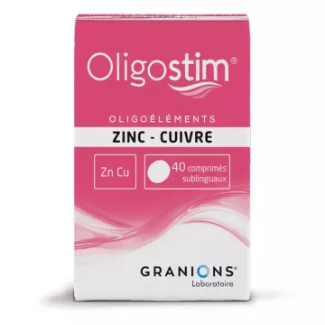 OLIGOSTIM ZN-CU 40 comprimés Granions