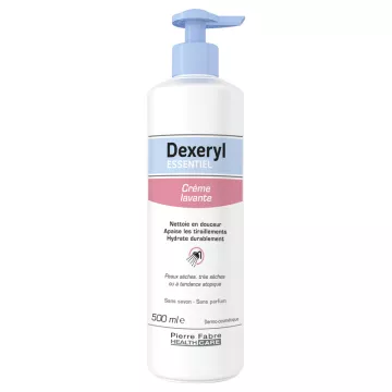 Dexeryl Essentiel Cream cleanser 500 ml Pump bottle