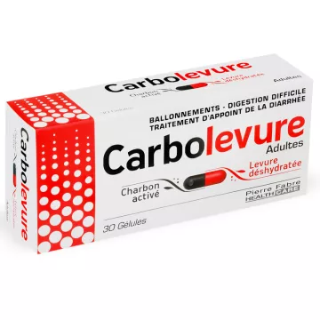 Carbolevure digestión ADULTO difíciles 30 CÁPSULAS