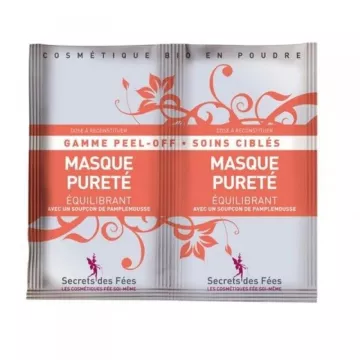 Secrets des Fées Peel-Off Maske Pureté Équilibrant Bio 2 x 8 g