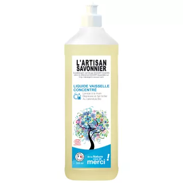 Artisan Savonnier Entretien Liquide Vaisselle Mains 1 L