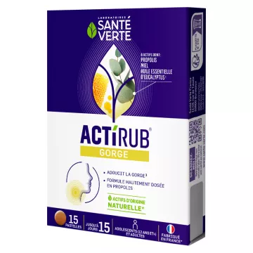 Grüne Gesundheit Actirub Hals 15 Pastillen
