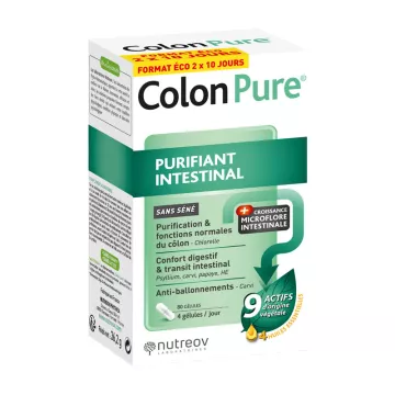 Colon Pure Nutréov Purifiant Intestinal Cure 80 gélules