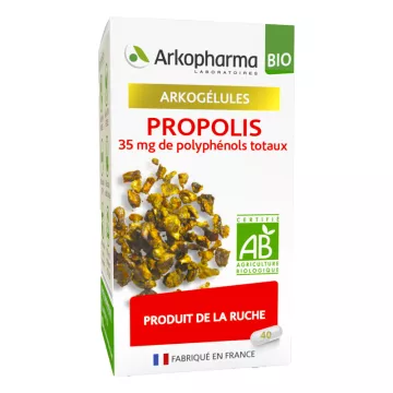 Arkogélules Propolis Produit de la Ruche Bio 40 gélules