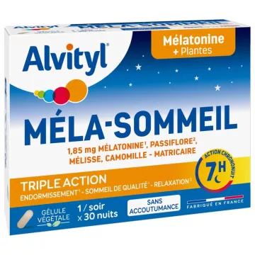 Mela-Schlaf Melatonin Complex Govital 30 Kapseln