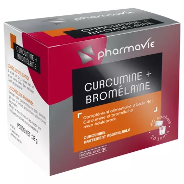 Pharmavie Curcumine + Bromélaïne 20 sachets