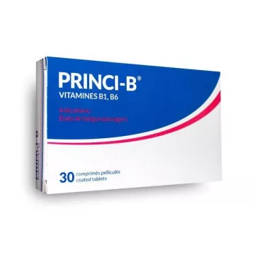 Princi-B Vitaminas B1 B6 30 comprimidos