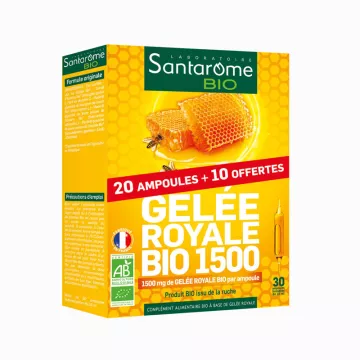 Frascos Santarome Bio Organic Royal Jelly 1500