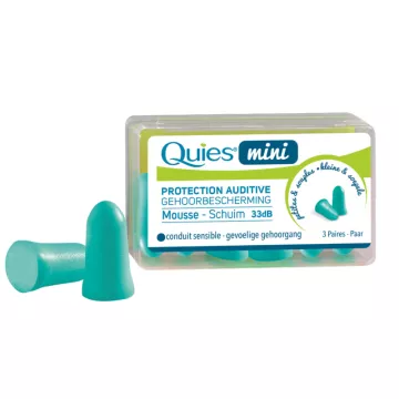 QUIES Espuma protectora auditiva mini caja de 6