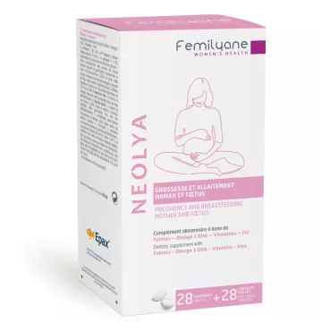 Femilyane Neolya Embarazo Lactancia 28 cápsulas + 28 comprimidos